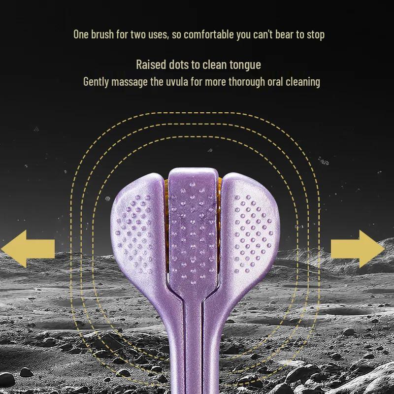 3D Three-sided Toothbrush: Soft Bristles for Gum Care, Adult Deep Cleaning, Couple and Family Pack.