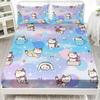 Animal Cartoon Pattern Bed Hat Three-Piece Digital Printing Bedding Bed Hat Three-Piece Set Children And Adults