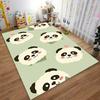 Cute Cartoon Panda Pattern Carpet for Kids Room Home Decor Green Suitable for Use As an Anti-slip for Living Room Bedroom Sofas