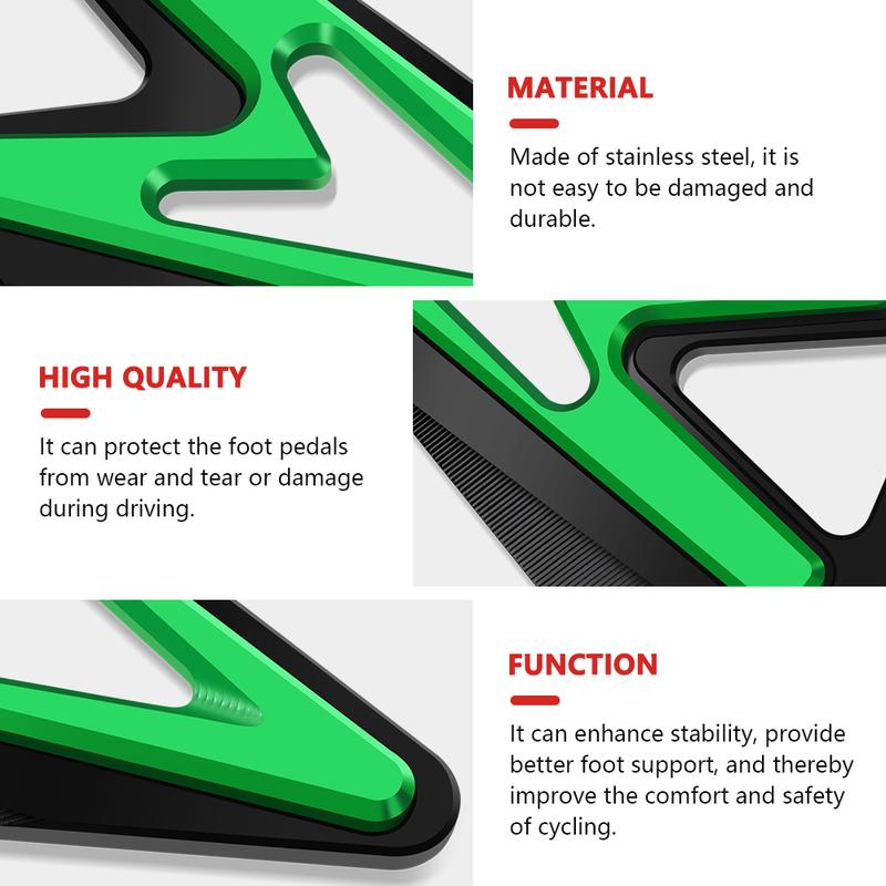 Motorcycle Footrest Heel Guard Cove Rearsets Foot Rest Peg Protector For ZX6R ZX 6R ZX-6R 636 2019-2025 2024 2023