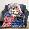 Mother'S Day Love Comforts Always Forever Themed Blanket Personalized Name Soft Warm And Versatile For Sofa Bed Office And Travel Machine Washable
