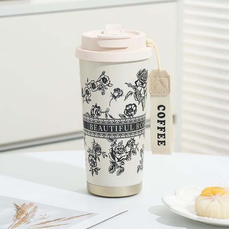 

Shangqi Lily of the Valley Insulated Straw Tumbler
