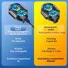 Neuer FS01 Handykühler 600mAh Dual-Lüfter Wiederaufladbarer Kühler Spielkühlung Rückclip Kabellos Stumm für Smartphones Universell