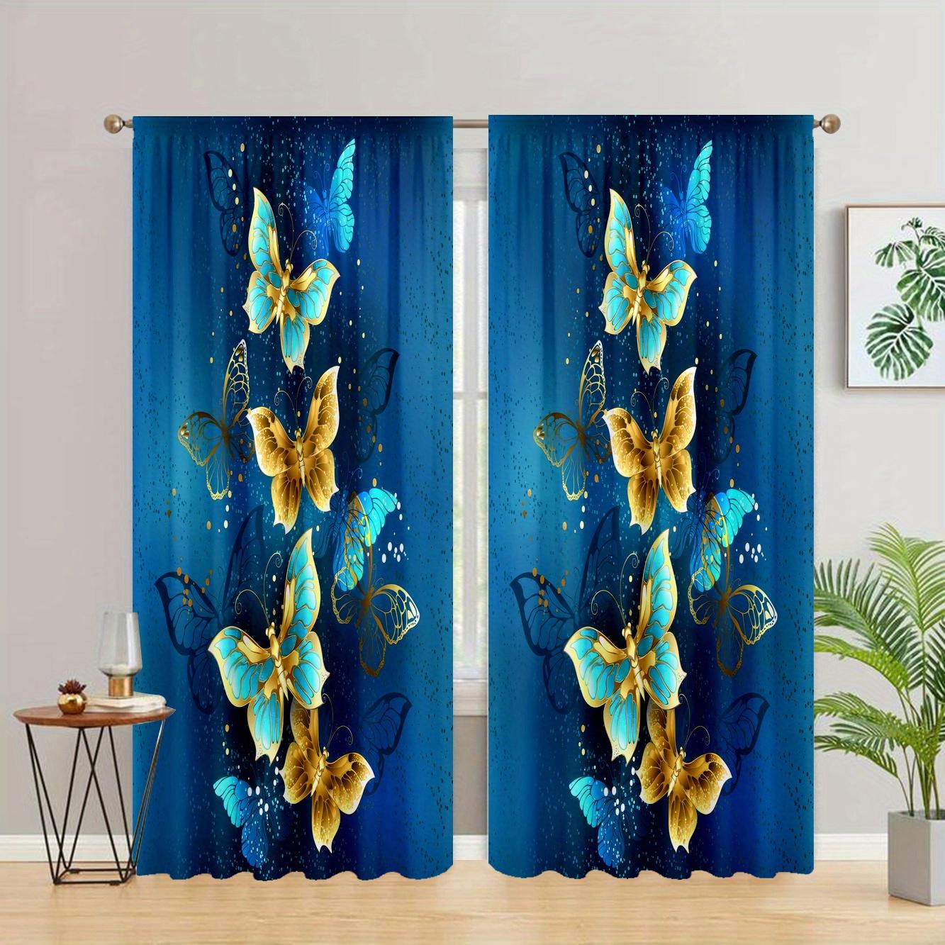 

Gorgeous Flowers Stylish Sunflower Curtain Panel Digital Print Perfect Ideal For Living Room Bedroom Office Princess Room And Home Decor W60H60(CM)x2pcs&Grommet Top
