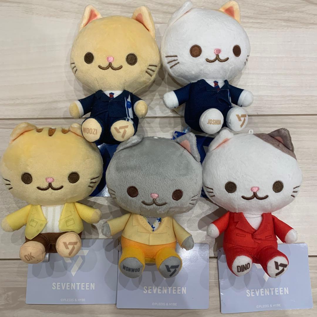 [USED] SEVENTEEN cat plush toy