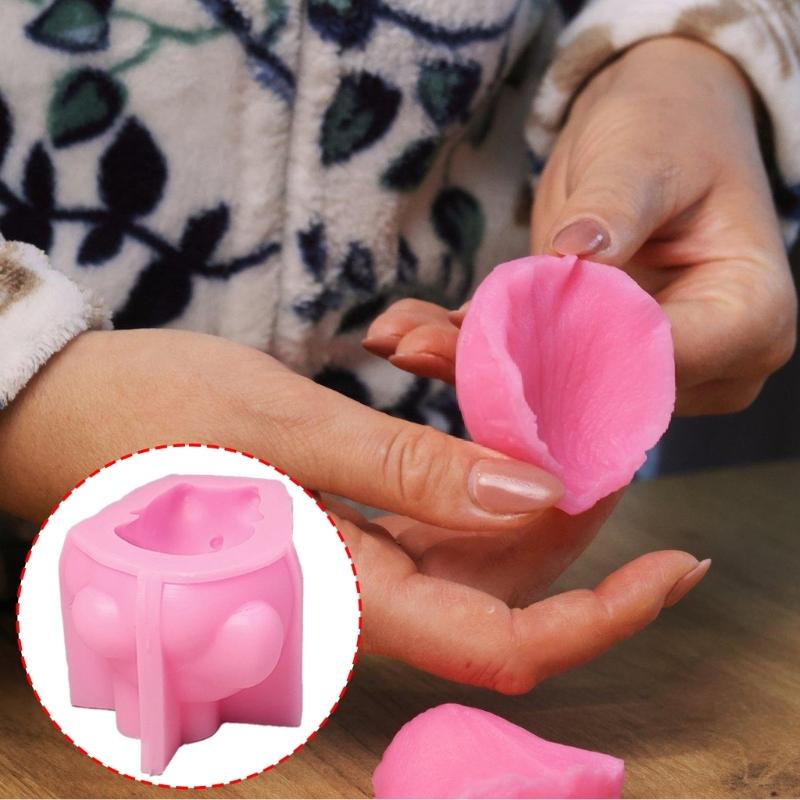 Piggy Statue Silicone Molds for Candle Soap Home Decoration Making Fondant Silicone Molds Cement Gypsum Silicone Molds