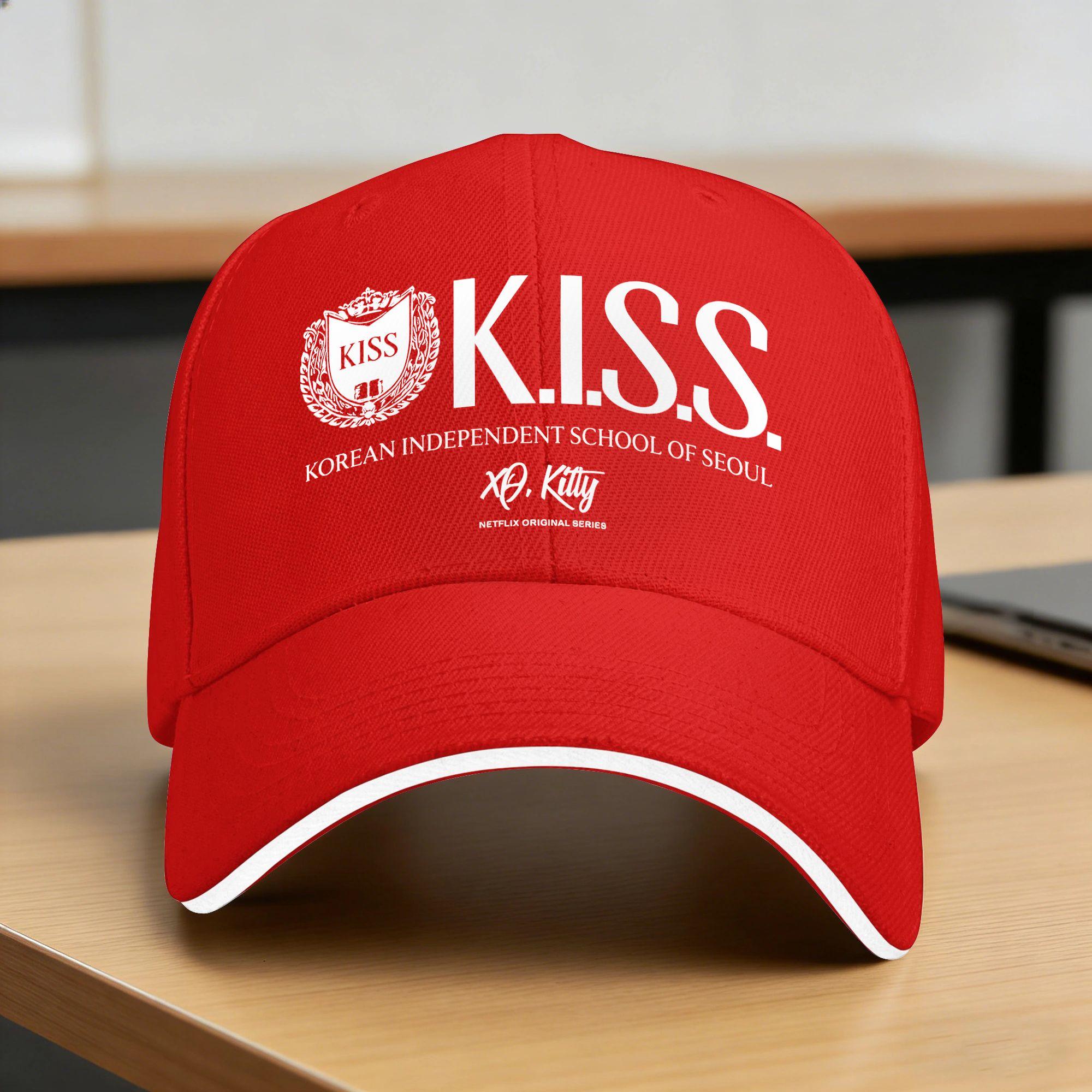 Summer Kiss xo kitty Baseball Cap Hiking Fishing Stylish Design Sun Trucker Hat UnisexTeens Hot Sale Baseball Caps One Size
