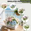 Blomsterbukett - 29 cm Storlek & 39,9 g Lätt Konstgjord Blomsterknippe | Mångsidig Dekoration För Vasarrangemang, Hem, Evenemang & | Lågt Underhåll