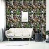 Self Adhesive Vinyl Rock Stone Wallpaper for Kitchen Backsplash Bathroom Walls Removable and Waterproof