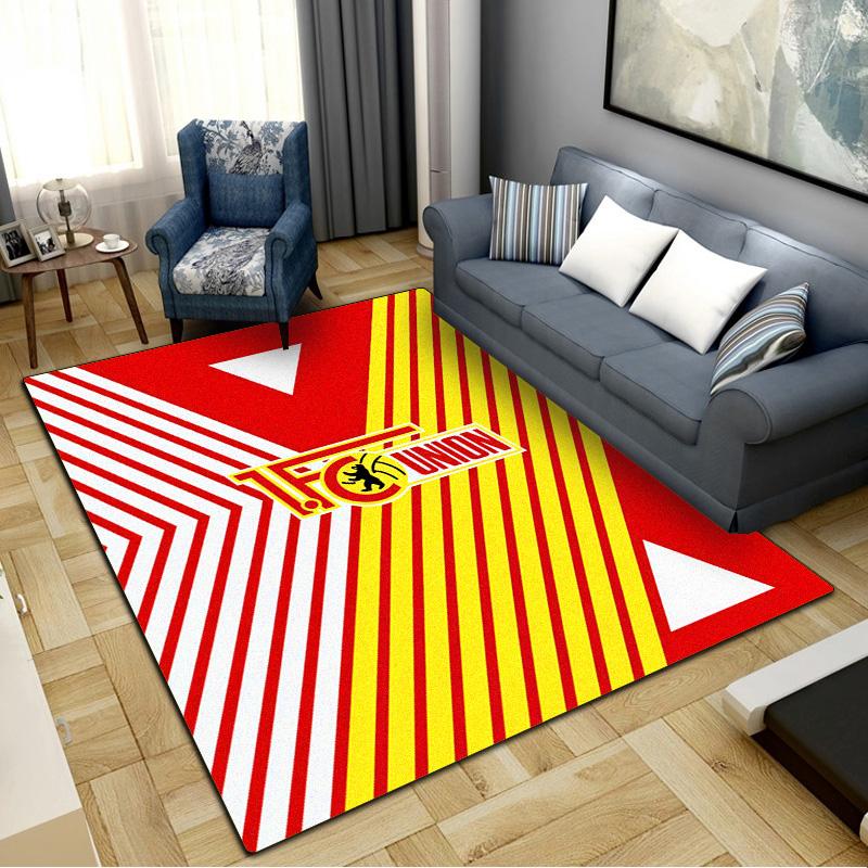 1. FC Union Berlin Carpet Rug for Living Room Bedroom Home Sofa Decoration, Kids play Non-slip Floor Mat