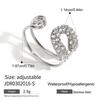 Jiedin European and American Titanium Steel Jewelry Ring Niche Bracelet Does Not Fade Jewelry Stainless Steel Jewelry
