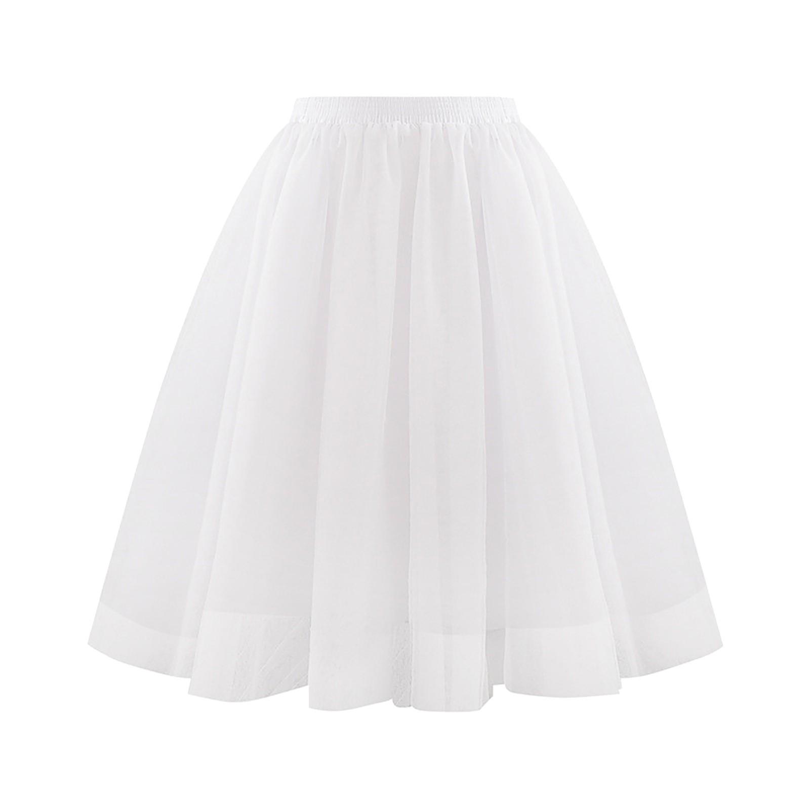 

Женская модная однотонная юбка-полусолнце, юбка-фонарик для вечеринки, юбка-сетка M