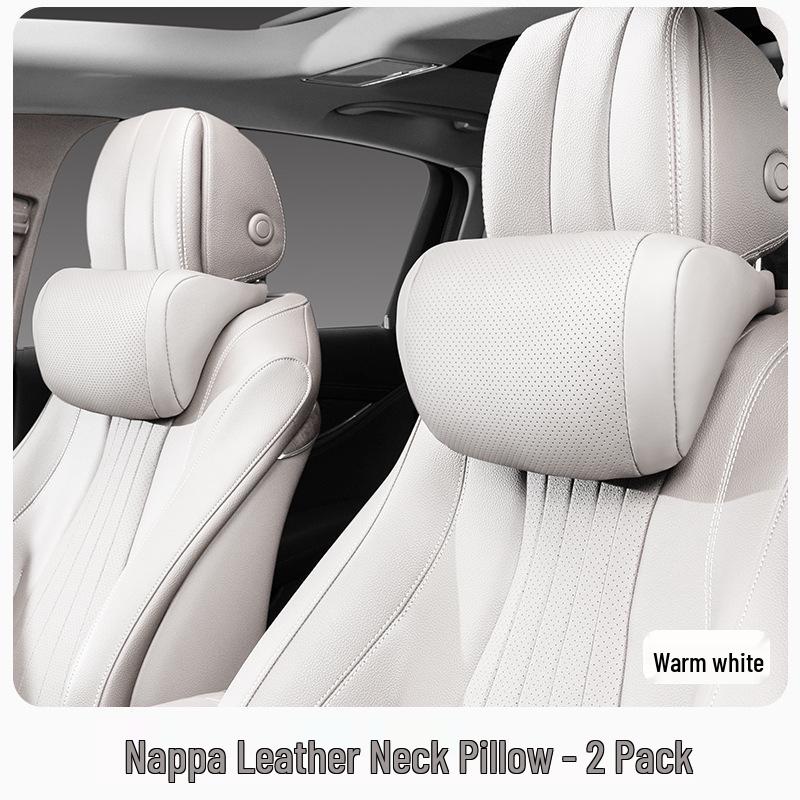 Car Headrest and Lumbar Support Pillow Set