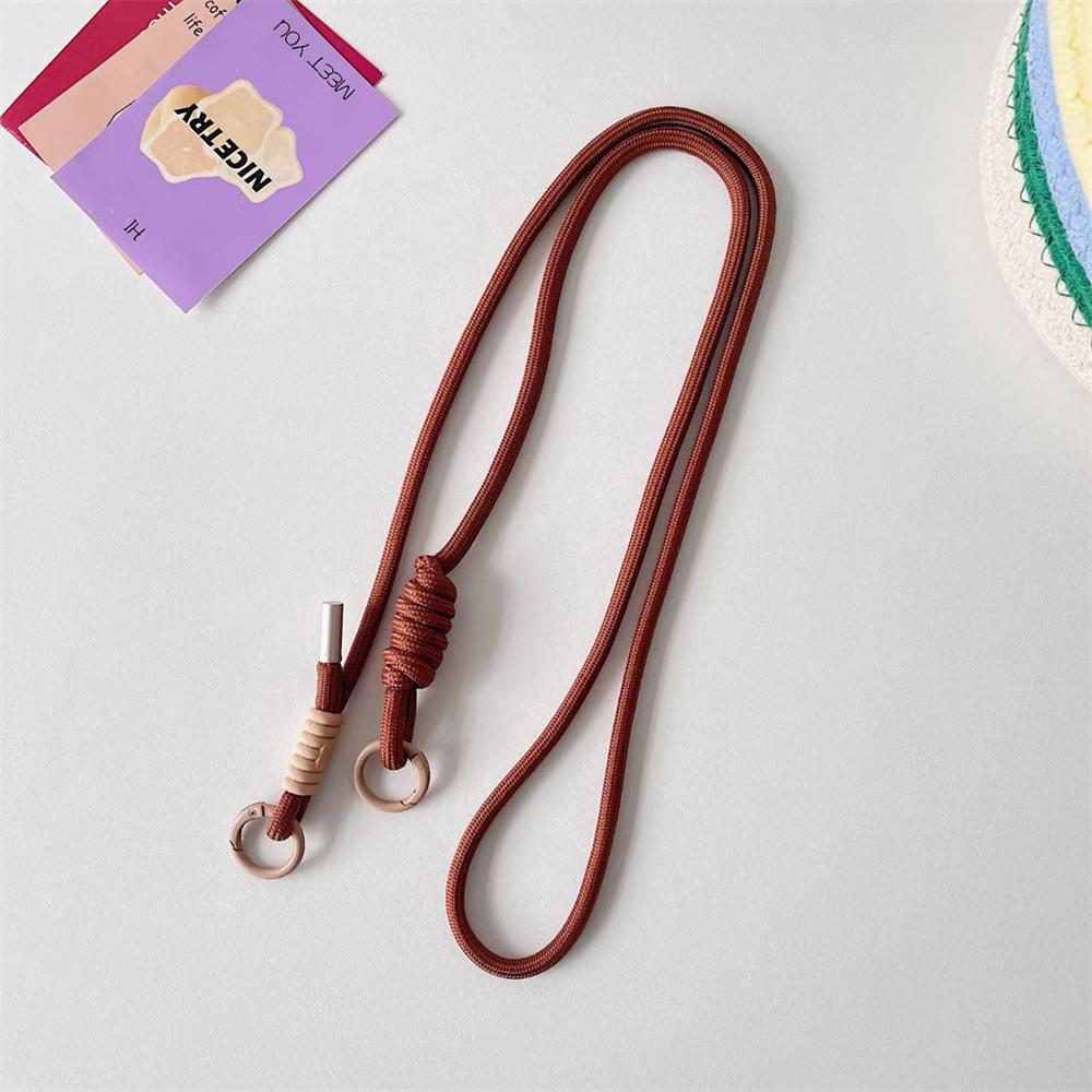 Adjustable Coloful Crossbody Lanyard Shoulder Straps Keychain Key Ring Braided Rope Gifts For Women Men Mobile Phone Accessorie