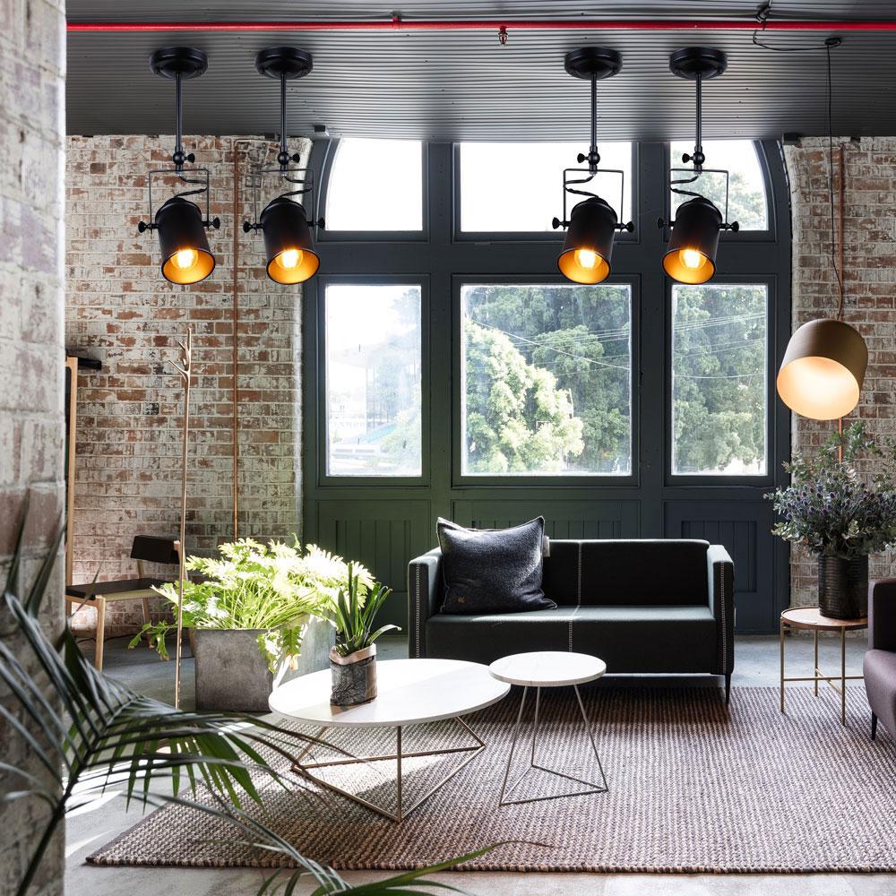 New Industrial Pendant Light Vintage Loft Pendant Light Spotlights American Pendant Lamp LED Lamp Restaurant Cafe Bar Decoration