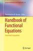 Kniha Handbook of Functional Equations : Functional Inequalities : 95