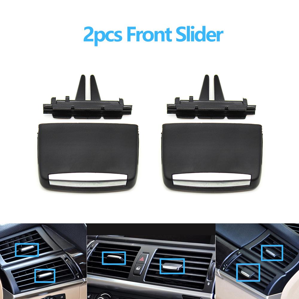LHD RHD Front Central Left Right Rear Air Conditioning AC Vent Grille Outlet Cover For BMW X5 X6 E70 E71 E72 2007-2013
