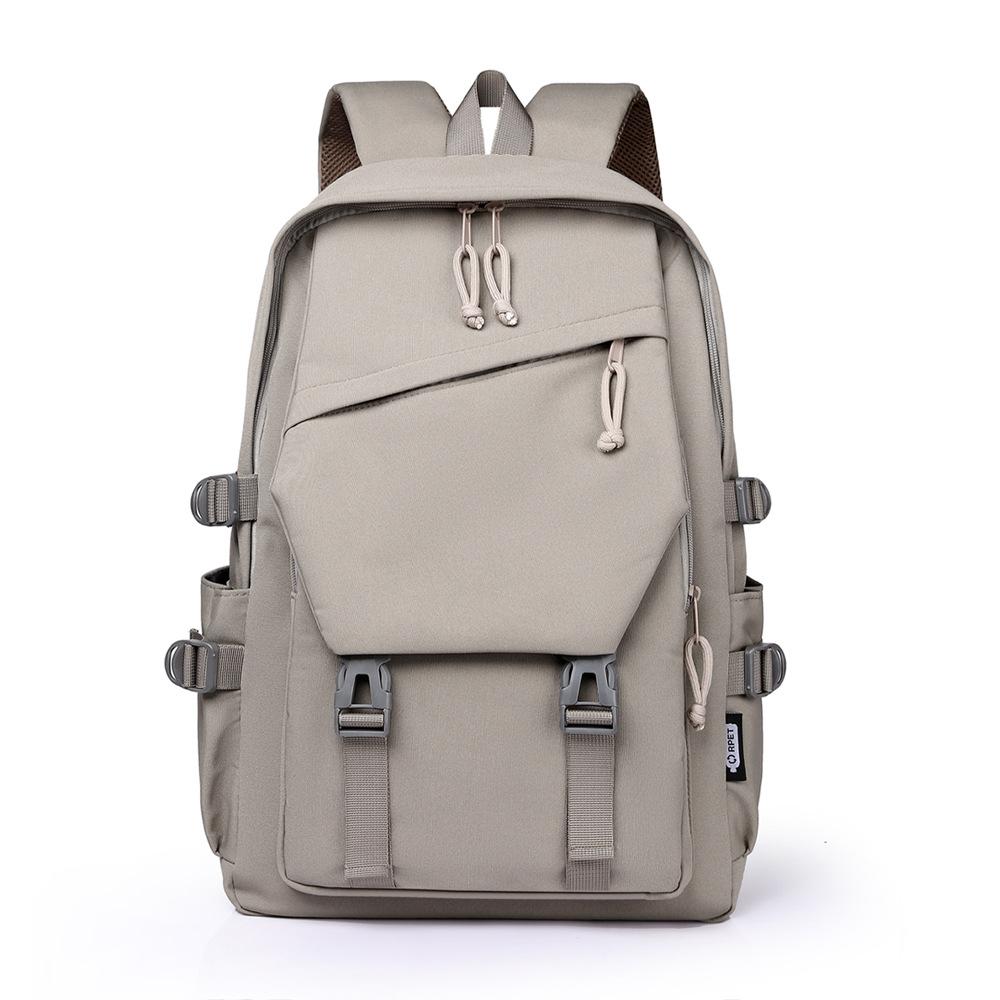

Backpack Men S And Women S Simple Large Capacity Leisure Outdoor Travel Backpack Business Computer Bag Leisure Simple School Bag хаки