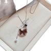 Luxurious Flocked Tassel Necklace: Sweater Chain & Autumn/Winter Fashion Accessory