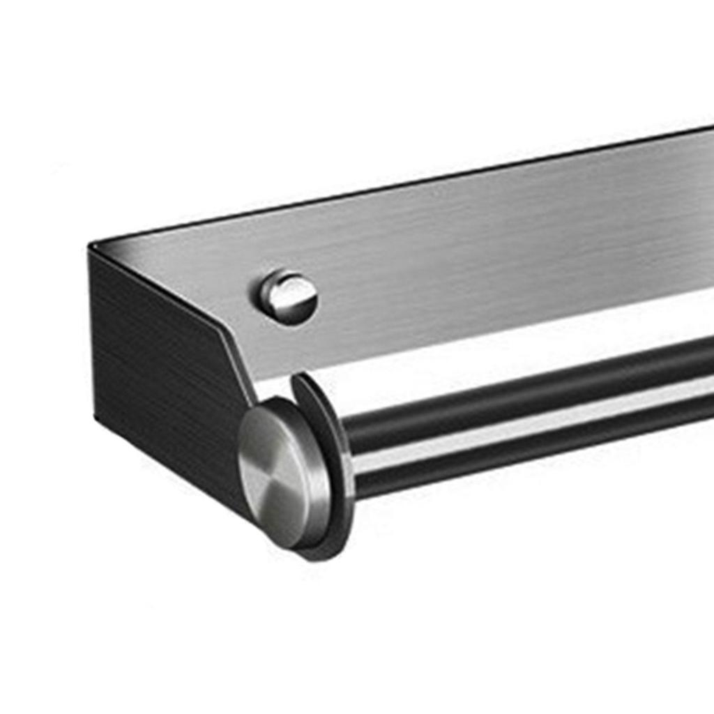 Paper Towel Holder Wall Mounted Stainless Steel Paper Towel Dispenser for Bedroom Cabinets Pantry Shelves Countertop Kitchen