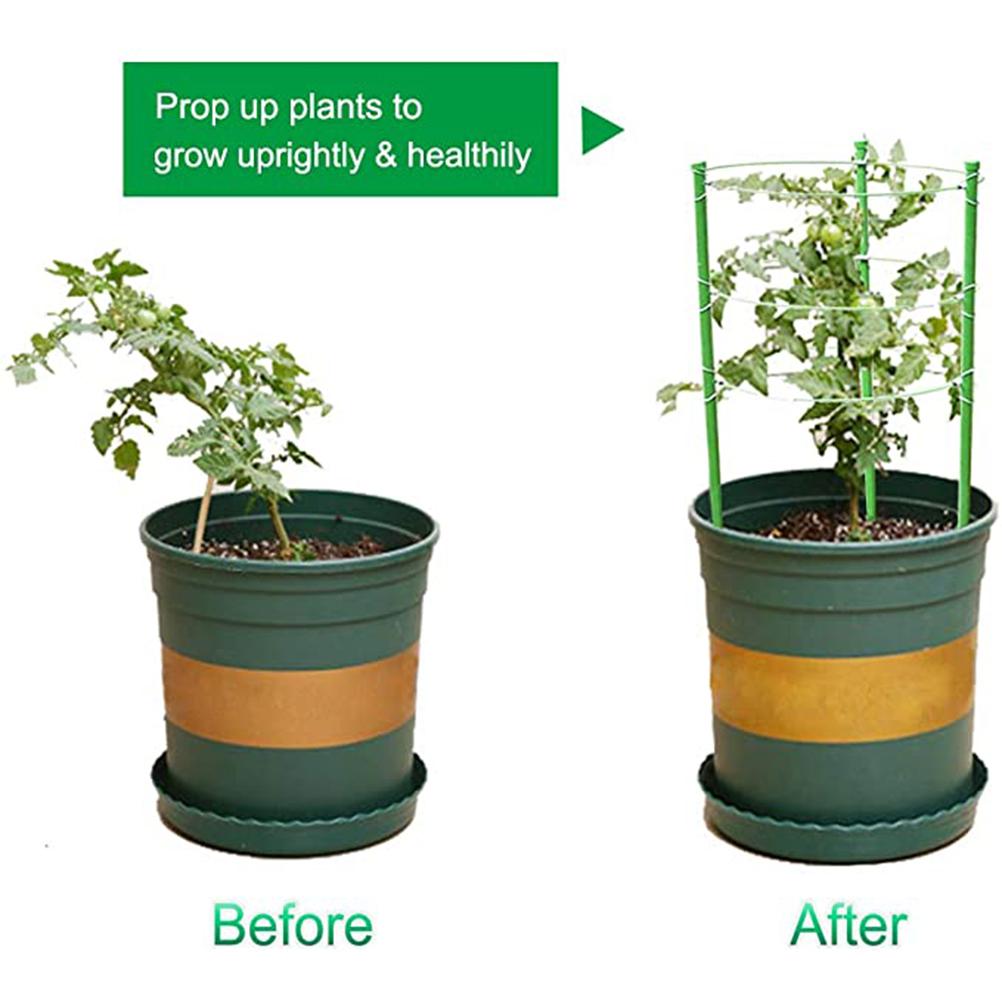 4er-Pack Kletterpflanzen-Stützkorb Gartengitter Blumen Tomatenständer Gartengerät Tomatenkäfig