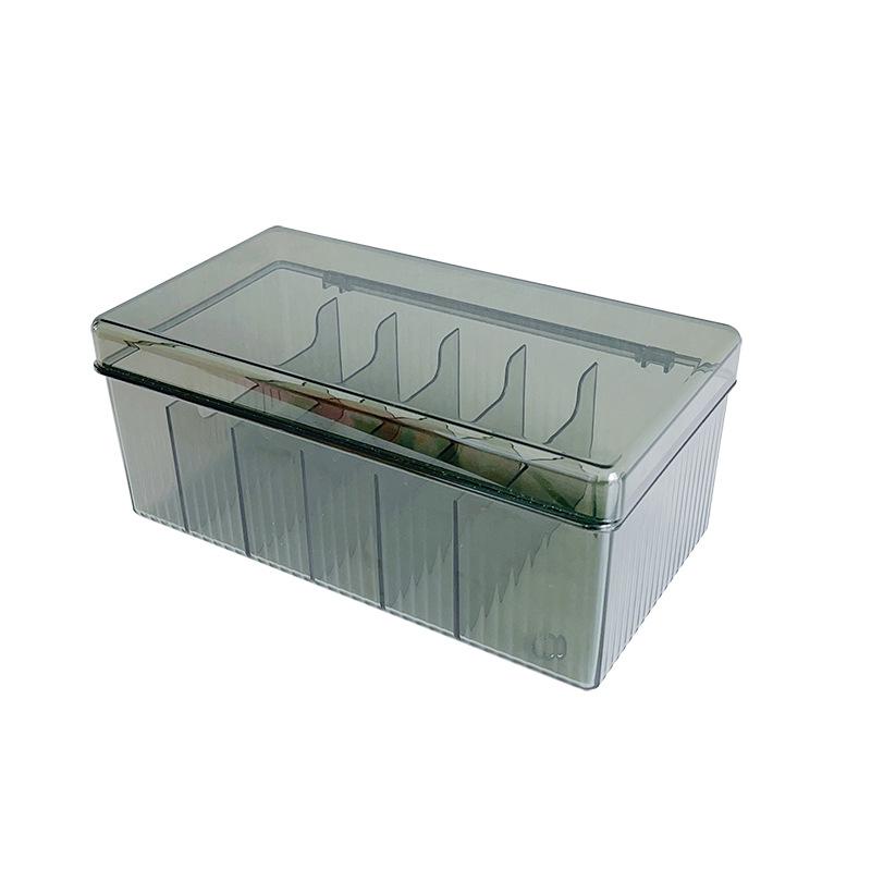 Eyelash Storage Box With Lid Desktop Cosmetics Organization Tool Acrylic Transparent Case Holder Exclusively For Makeup Supplies
