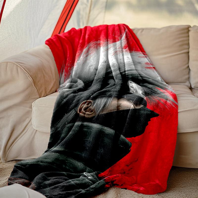 1pc Naruto Blanket, Home Printed Throw Blanket - Soft Blanket Gift for Family, Washable Sofa Bed Blanket