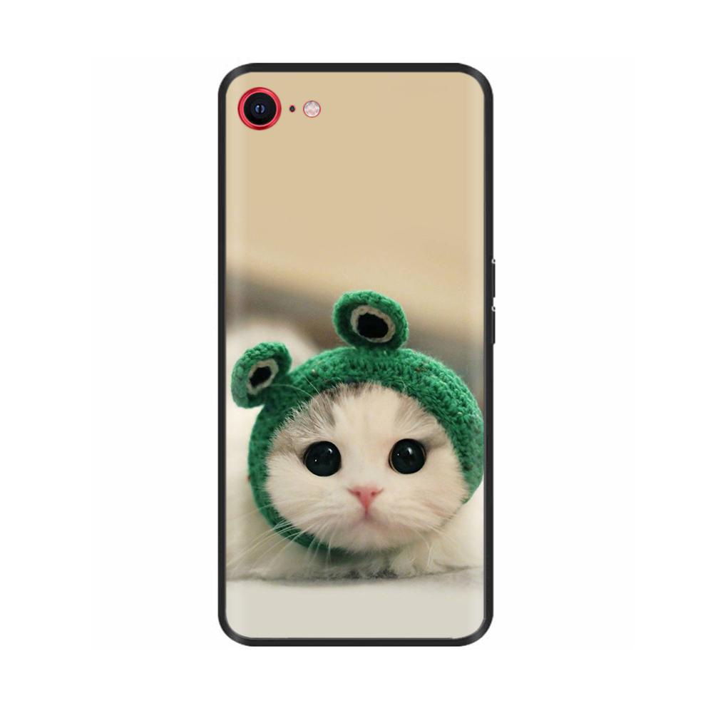 For iPhone SE 2020 Phone Case Funny Camera Protection Soft Liquid Silicone Back Cover for iPhone SE 2016 5 5S Cover for iPhoneSE
