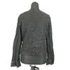 Made In Italy / ARMANI JEANS / Black Denim Chambray Jacket [Women’s M / 38 / Black](USED)