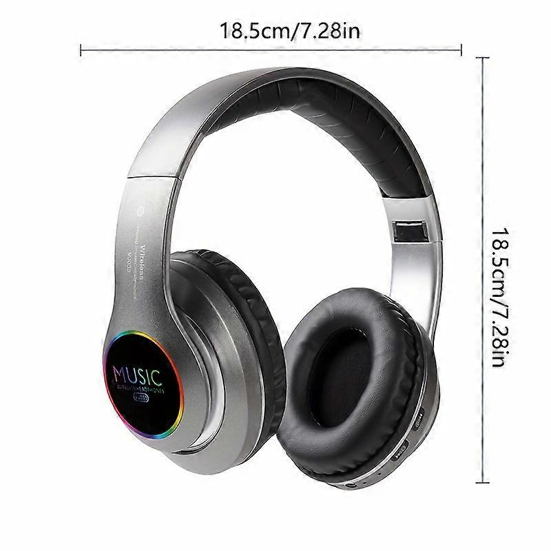 Lightweight and foldable wireless Bluetooth earphones with deep bass