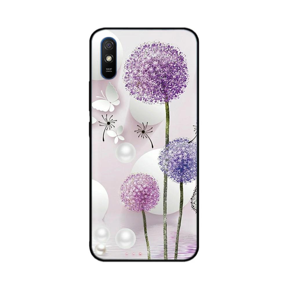 Funda de Teléfono Para Redmi 9A Funda Suave Lisa Silicona Líquida Cubierta Trasera Para Xiaomi Redmi 9A Fundas Cubiertas Para Redmi 9A 9AT Fundas Capa