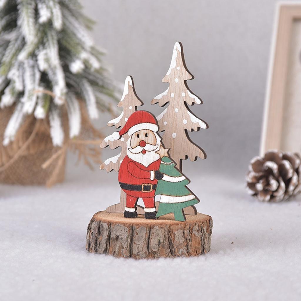 Wood Christmas Table Ornaments Centerpiece Wood Snowman Santa Wooden Christmas Ornaments To Paint Crafts