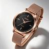 Women's Watch SKMEI Rose Gold Mesh Band 30M Waterproof 1528