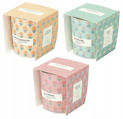 Scented Candle In Glass 120g Paraffin 3 Scents 7 Cm 1 Pc
