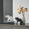 1 coppia Decorazione Moderna Creativa Animali Resina Elefante Statue e Figurine Scultura Soggiorno Ornamenti da Tavolo Artigianato