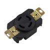 2Pcs 30R Locking Power Connector 480 Voltage 30Amp Strong Generator Port for Heavy Duty Generator Applications