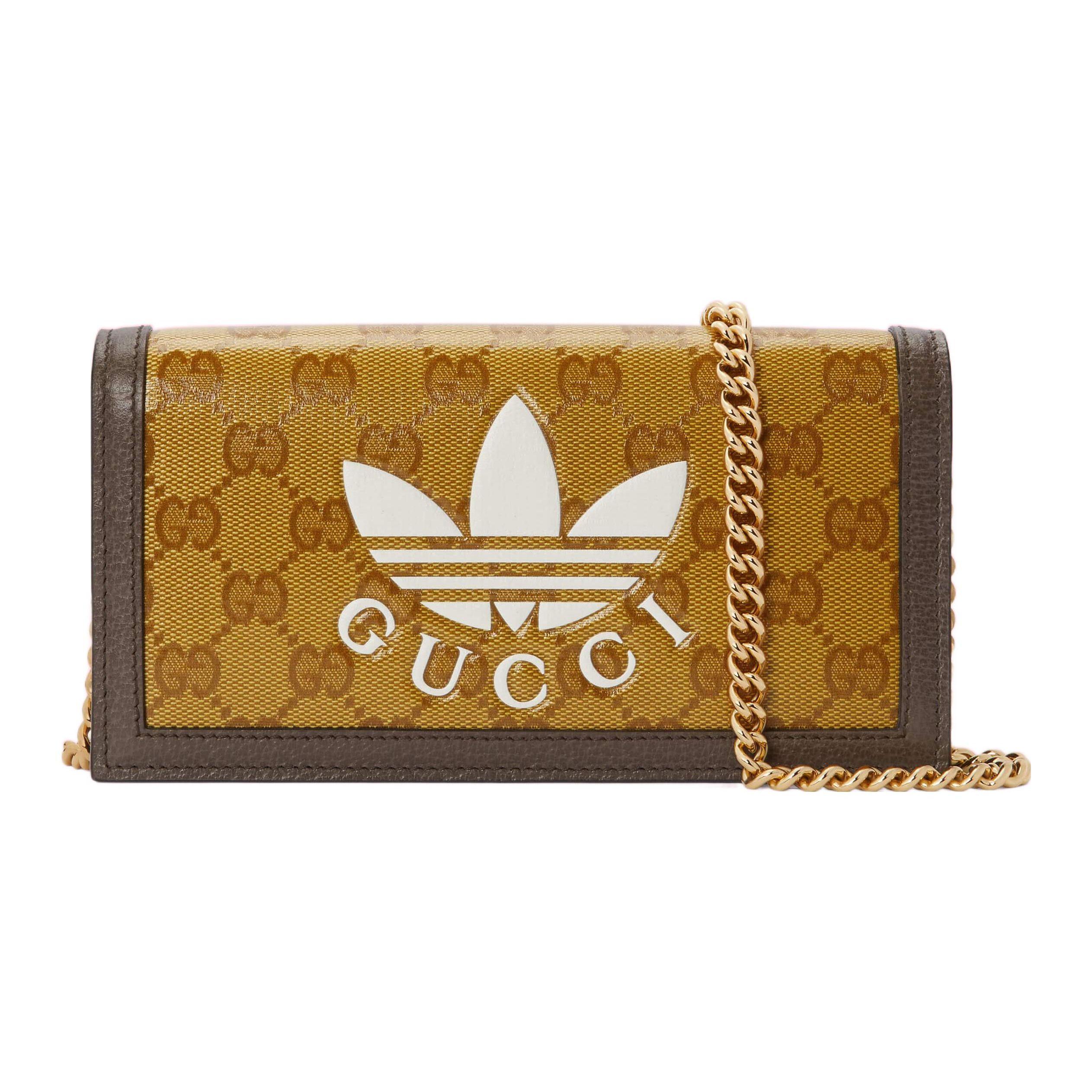 

adidas Wallet With Chain Beige/Brown Women Shoulder_bags Tan 621892-UVSCG-7267 Basic Set (Bag+Dust Bag)