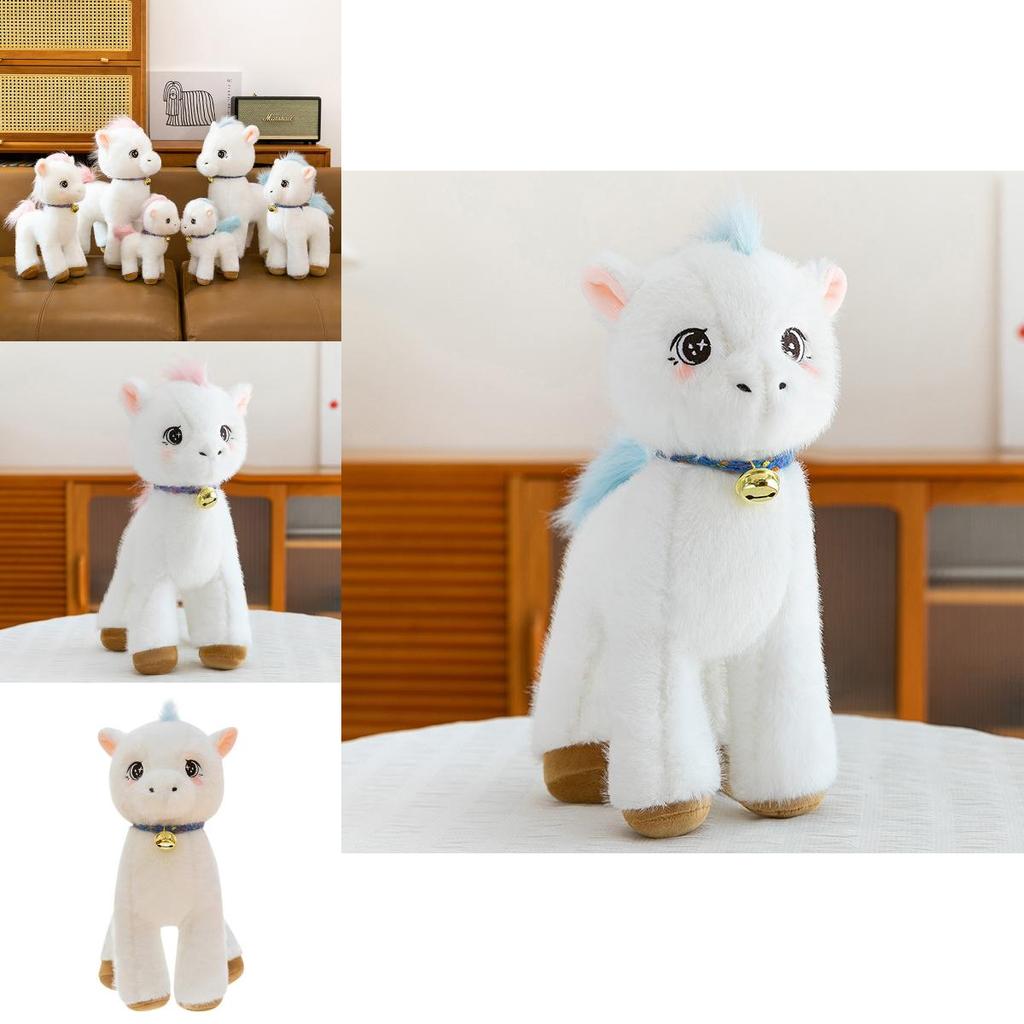 Soft Horse Doll With Pp Cotton Filling For Kids Birthday Present And Bedroom Decor