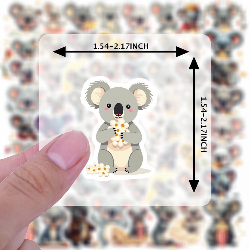 Waterproof Koala Vinyl Stickers - Cute Stickers for Notebooks, Laptops, Suitcases! Decorative Stickers for & Stationery.