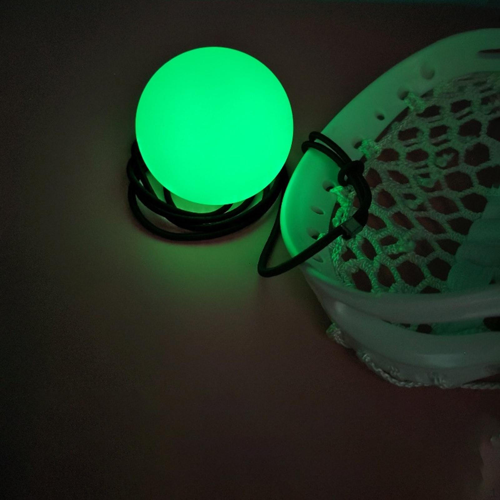 

Мяч для тренировок по лакроссу, светящийся в темноте, для начинающих, отскок