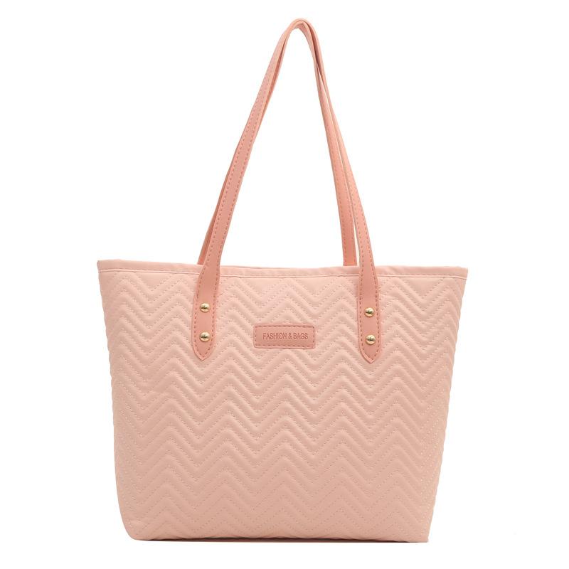 Women'S Bag Fashionable Shoulder Bag Texture Solid Color Underarm Bag Large Capacity Niche Foreign Style Versatile Tote Bag