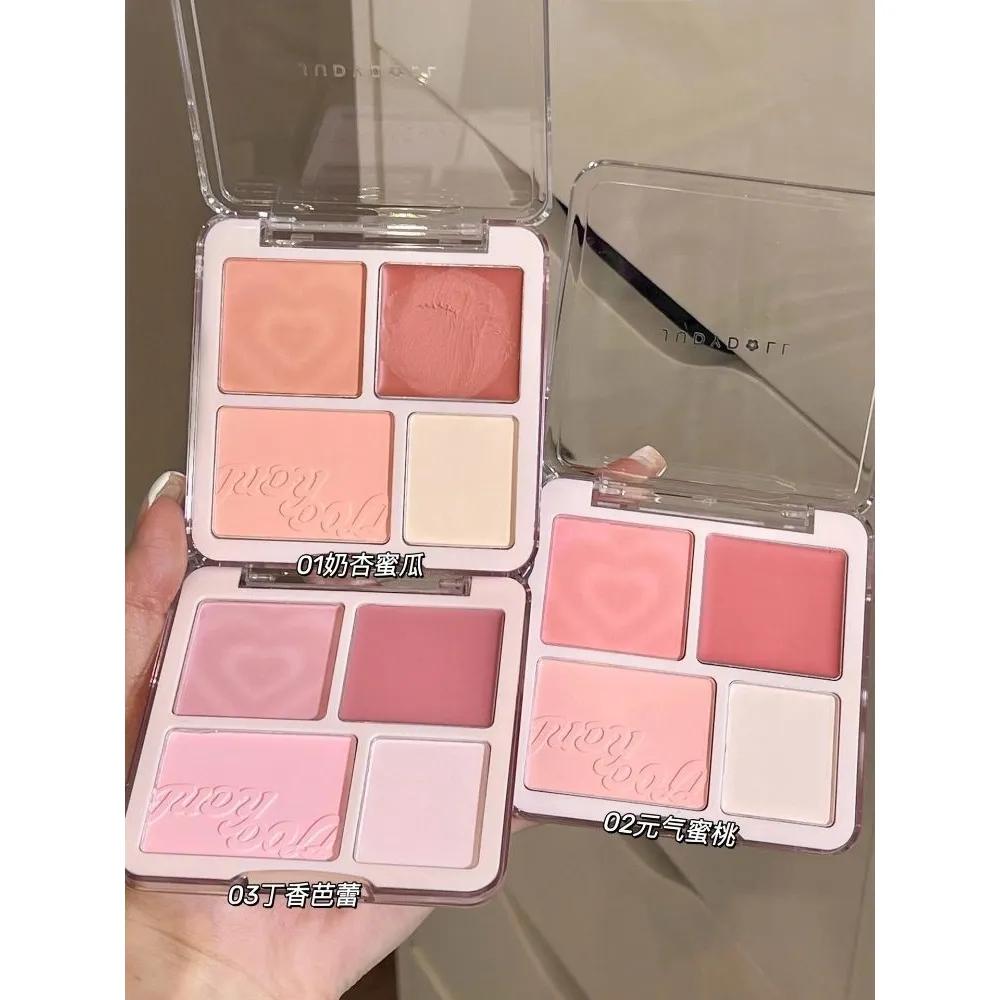 JUDYDOLL Orange Blush Palette Expansion Color High Gloss Sun Red 2025