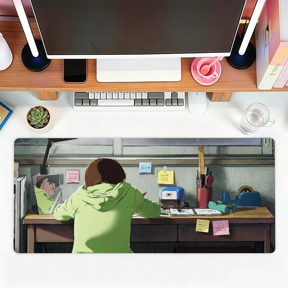 Look Back Anime Mouse Pad For Office Gaming And Keyboards NonSlip Large Waterproof