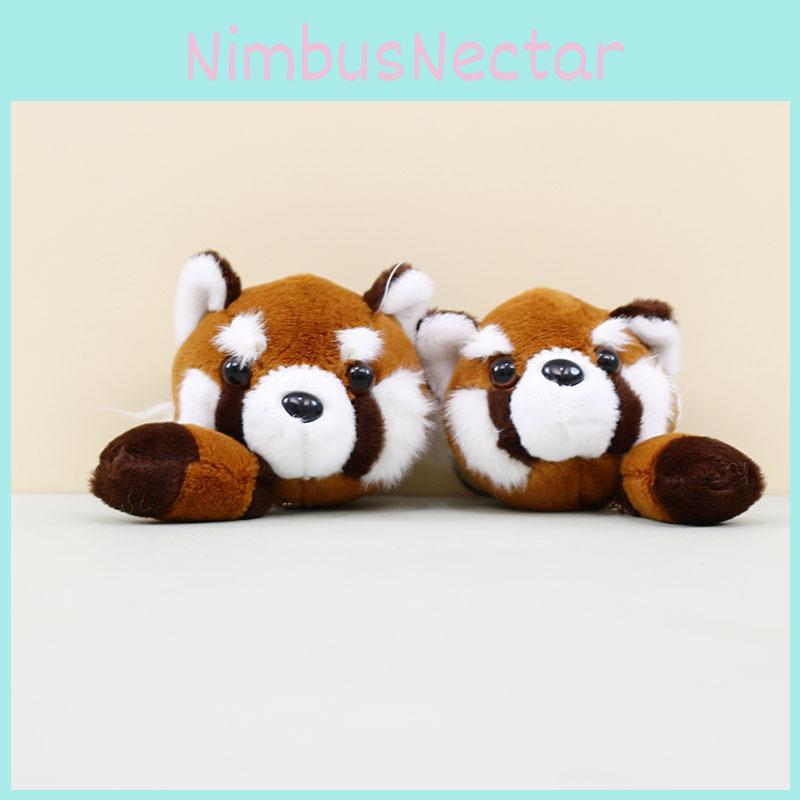 Cute Raccoon Plush Keychain Soft Stuffed Animal Bag Accessory Huggable Teddy Doll
