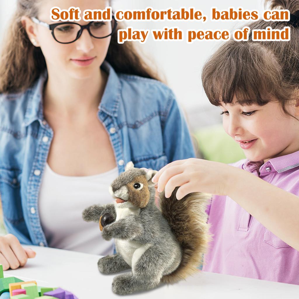 Cute Squirrel Hand Puppet Plush Toy For Show Lovers, Plush Toys, Cute Toys