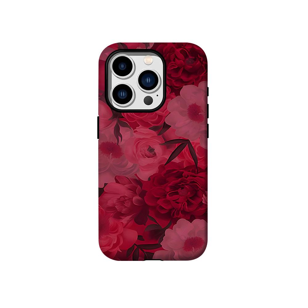 

Luxury Clmj Lily Rose Mushroom Phone Case for iPhone 17 16 15 14 13 12 11 X XS Air Pro Max Plus Luxury Double-layer Back Cover iPhone 14