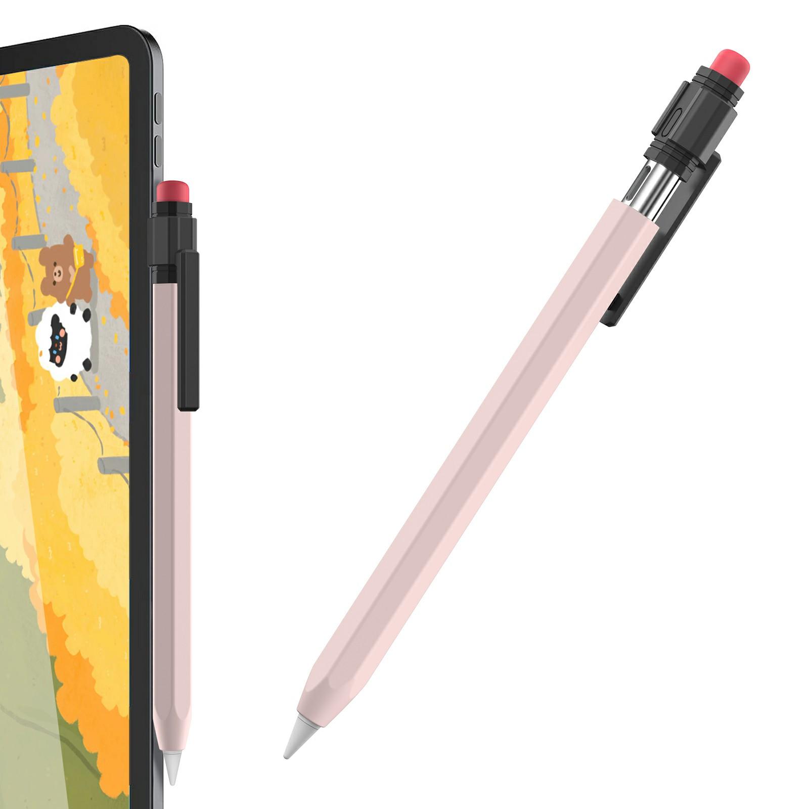 

AHASTYLE PT180-3-K Чохол-олівець з Чорним Ковпачком/Кліпсою для Apple Pencil 3 Захисний Силіконовий Чохол Ретро Стиль