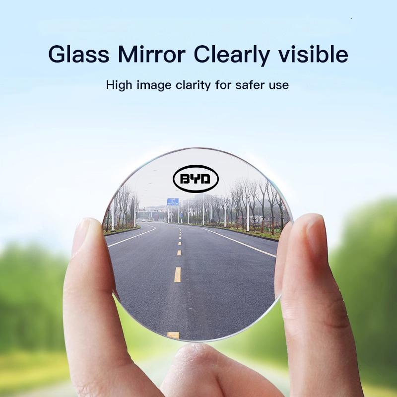 Car Rearview Mirror 360° Small Round Mirror Auto Accessories For BYD Atto 3 Yuan Plus Han Tang EV F3 E6 Dmi Song F0 Qin Pro G3