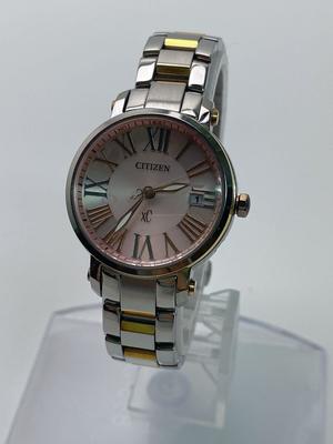 C207 Excellent Cross Sea Watch with Pink, H010-T014194 Radio-controlled Solar-powered Women's Dial
