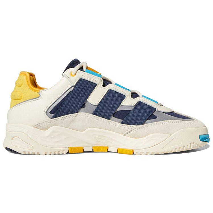 Adidas Niteball Cream White Cyan Unisex Sneakers Signal-Cyan Collegiate-Navy FV4842